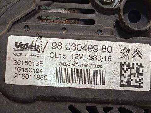 Foto 4ª: Alternador Citroen C4 1.6 HDI FAP AIRCROSS 114CV 84KW [9HD] (2017)