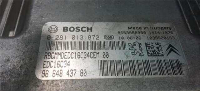 Centralita Motor ECU Citroen Berlingo 1.6 HDI 75