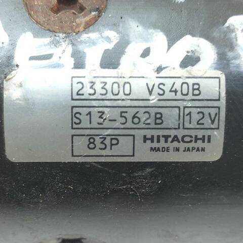 Foto 3ª: Motor de Arranque Nissan Patrol 3.0 DTI (1997)