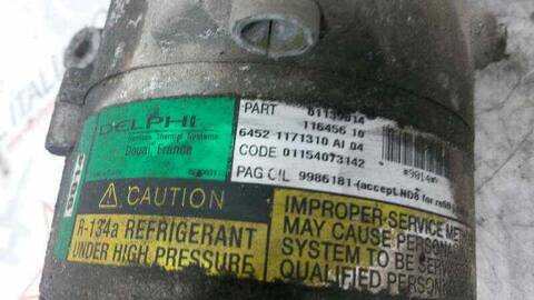 Foto 3ª: Compresor Aire Acondicionado Mini Mini COOPER 116CV 85KW [W10B16AA] (2005)