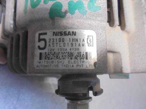 Foto 3ª: Alternador Nissan Micra ACENTA 80CV 59KW [HR12] (2015)
