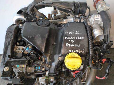 Foto 2ª: Motor Completo Renault Megane K9K846 BERLINA III BERLINA 5P (2015)