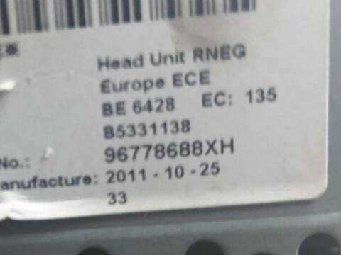 Foto 3ª: Sistema Audio Radio CD Peugeot 308 1.4 16V 95CV (2007)