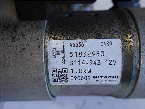Foto 3ª: Motor de Arranque Fiat Punto 1.2 65CV 48KW [199 A4.000] (2009)