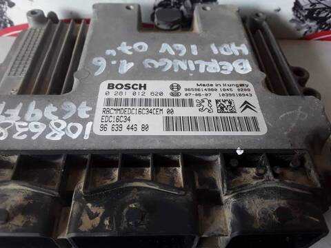 Foto 3ª: Centralita Motor ECU Citroen Berlingo 1.9 D X FAMILIAR 75CV (2012)