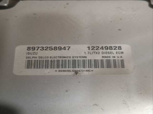 Foto 1ª: Centralita Motor ECU Opel Meriva Y17DT (2005)