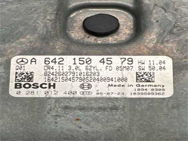 Foto 2ª: Centralita Motor ECU Mercedes Clase E 180 3.0 E 320 CDI (211.022) [3.0 LTR. - 165 KW CDI CAT] [OM 642.920]