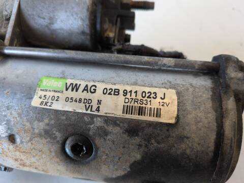 Foto 3ª: Motor de Arranque Volkswagen Transporter AXL (2002)