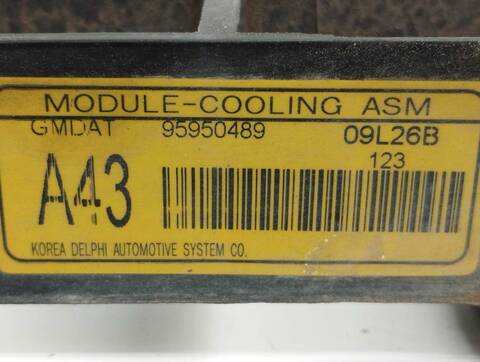 Foto 3ª: Electroventilador Chevrolet Aveo LS 84CV 62KW [B12D1] (2010)