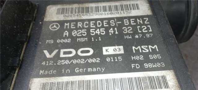 Foto 1ª: Centralita Motor ECU Mercedes Clase A 140 1.4 140 (168.031) [1.4 LTR. - 60 KW CAT] [M 166.940]