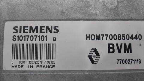 Foto 3ª: Centralita Motor ECU Renault 19 1.8 16V 99KW