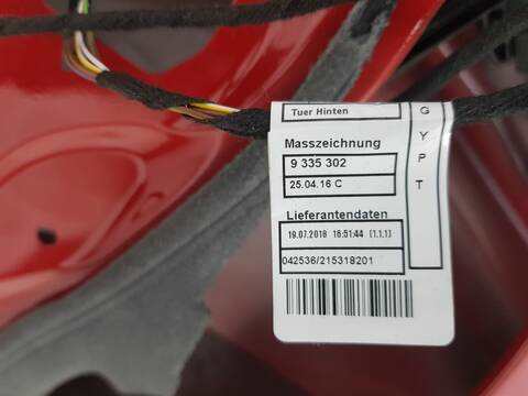 Foto 3ª: Puerta Trasera Izquierda Bmw Serie 1 114 118D M SPORT (2015)