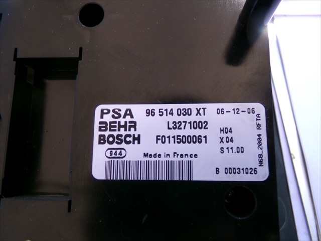 Foto 3ª: Mando Calefacción A. A. Citroen Xsara 1.6 HDI 1999-2010 [9HZ] (2007)