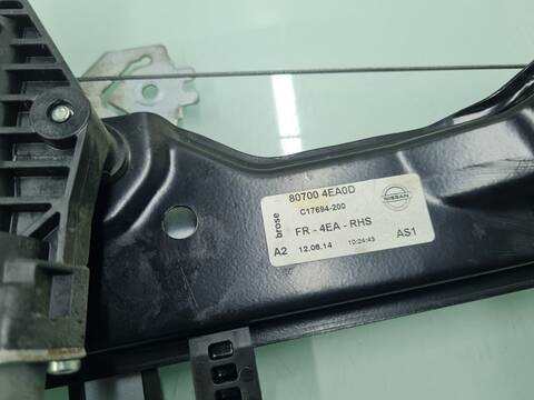 Foto 3ª: Elevalunas Eléctrico Delantero Derecho Nissan Qashqai 360 110CV 81KW [K9K636] (2014)