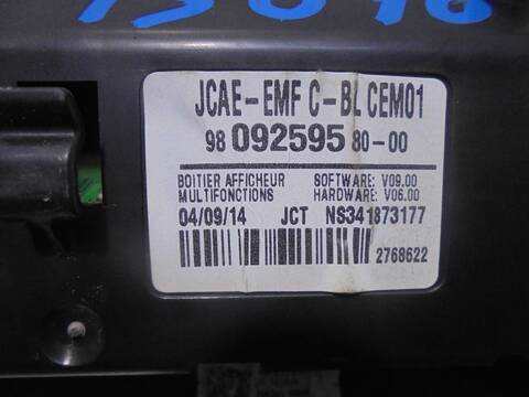 Foto 2ª: Pantalla Multifuncion Peugeot 308 ACCESS 92CV 68KW [9H06] (2015)