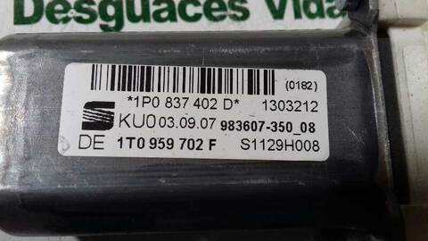 Foto 3ª: Elevalunas Eléctrico Delantero Izquierdo Seat Leon 1.9 TDI 105CV 77KW [BXE] (2007)