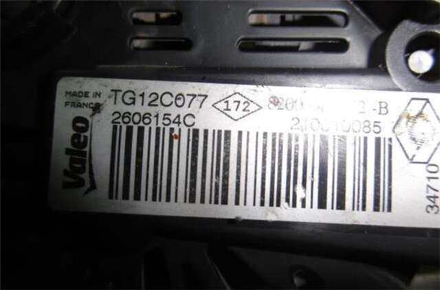 Alternador Renault Megane 2.0 GT [2.0 LTR. - 132 KW TCE] III COUPE-CABRIO (04.2010-_)