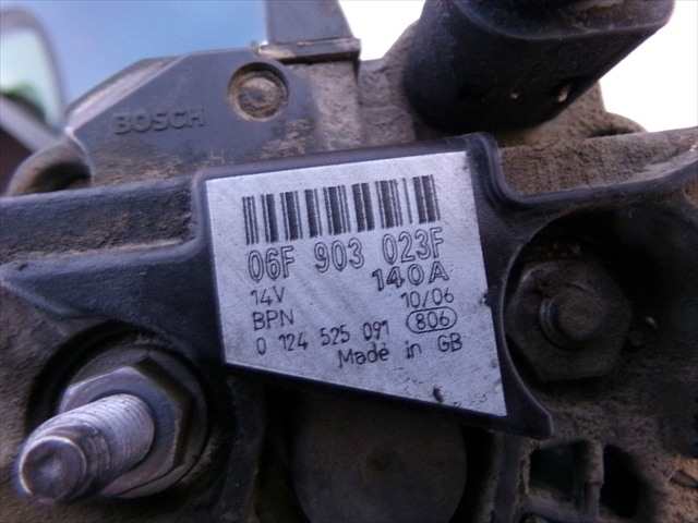 Foto 2ª: Alternador Seat Leon 2.0 TDI SERIE 2,2005-2013 [BKD] (2006)