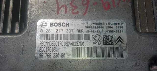 Centralita Motor ECU Citroen C3 1.4 16V HDI