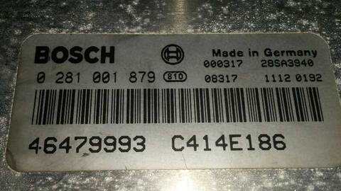 Foto 3ª: Centralita Motor ECU Fiat Multipla 1.9 JTD CAT 105CV 77KW [182B4000] (2000)