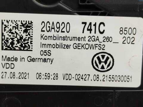 Foto 3ª: Cuadro de Instrumentos Volkswagen T-Roc BASIS 116CV 85KW [DTRD] (2021)