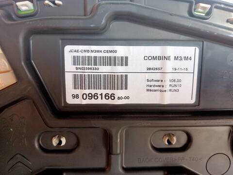 Foto 2ª: Cuadro de Instrumentos Citroen C Elysee 1.6 BLUE 99CV (2012)