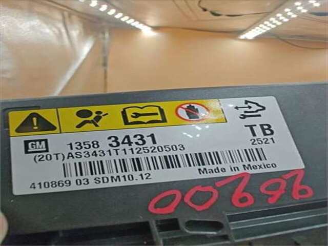 Foto 2ª: Centralita Airbag Opel Insignia 2.0 COSMO [2.0 LTR. - 96 KW CDTI] [A 20 DT / LBR]