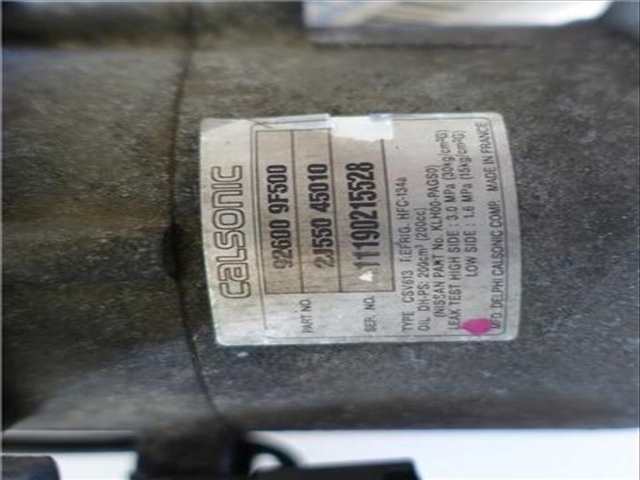 Foto 3ª: Compresor Aire Acondicionado Nissan Almera 1.5 90CV 66KW [QG15DE] (2001)