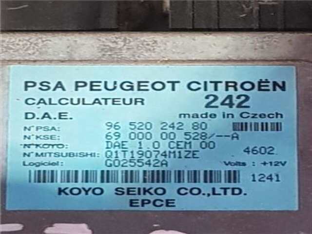 Foto 2ª: Centralita Direccion Asistida Citroen C3 1.1 I [HFX (TU1JP)]