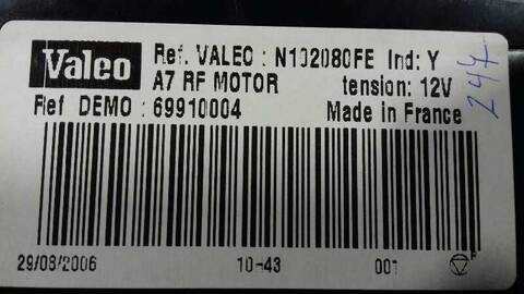 Foto 2ª: Mando Calefacción A. A. Peugeot 207 1.6 16V HDI 90CV 66KW [9HX] (2006)