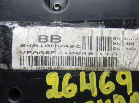 Foto 3ª: Cuadro de Instrumentos Nissan Qashqai M9R832 (2010)