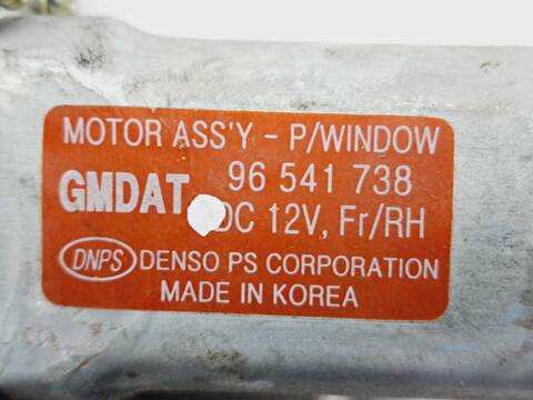Foto 2ª: Elevalunas Eléctrico Delantero Derecho Daewoo Kalos 1.4 SPORT 94CV 69KW [F14D3] (2004)