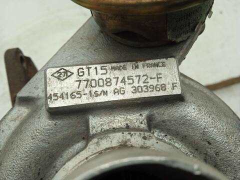 Foto 3ª: Turbocompresor Renault Megane 1.9 DTI DIESEL CAT 98CV 72KW I CLASSIC LA0) (1997)