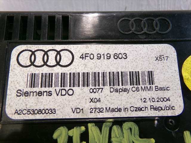 Foto 4ª: Consola Central Audi A6 2.0 TDI 2004-2008 [BLB] (2004)