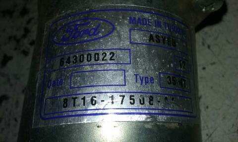 Foto 3ª: Motor Limpia Delantero Ford Transit FURGON 2006 ) 90CV 66KW [P9PC] (2012)