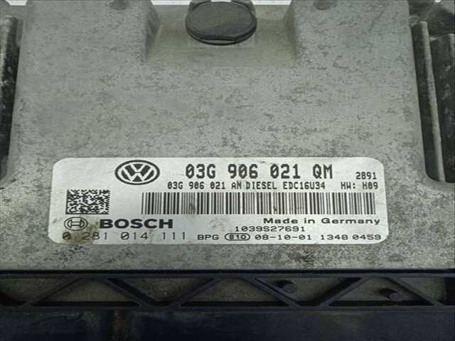 Foto 2ª: Centralita Motor ECU Skoda Superb 1.9 TDI 3T4) (2008)
