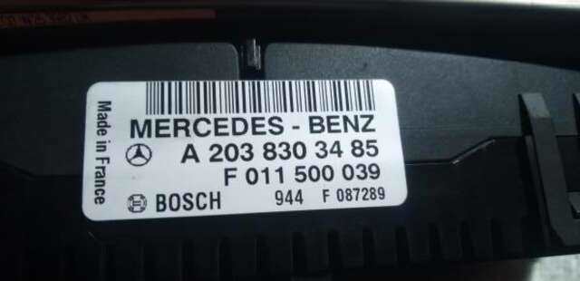 Mando Climatizador Mercedes Clase C 160 1.8 C 180 COMPRESSOR (203.746) [1.8 LTR. - 105 KW CAT]