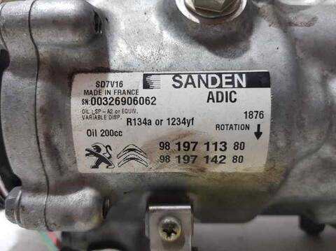 Foto 3ª: Compresor Aire Acondicionado Peugeot Boxer 333 L2 BLUEHDI 140 STOP START 140CV 103KW CAMION [4H03] (2020)