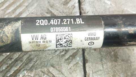 Foto 2ª: Transmision Delantera Izquierda Volkswagen Polo ADVANCE 95CV 70KW [CHZ] (2018)