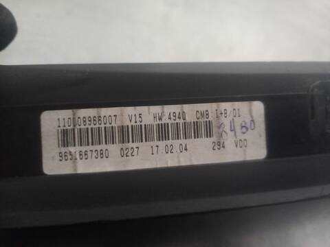 Foto 3ª: Cuadro de Instrumentos Citroen Xsara 1.6 HDI 110 EXCLUSIVE PICASSO 109CV 80KW [9HY] (2004)