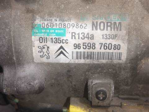 Foto 3ª: Compresor Aire Acondicionado Citroen C4 RHJ PICASSO (2008)