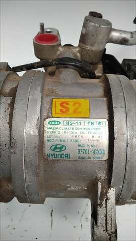 Foto 2ª: Compresor Aire Acondicionado Hyundai Getz 1.1 GASOLINA [G/4HG] (2006)