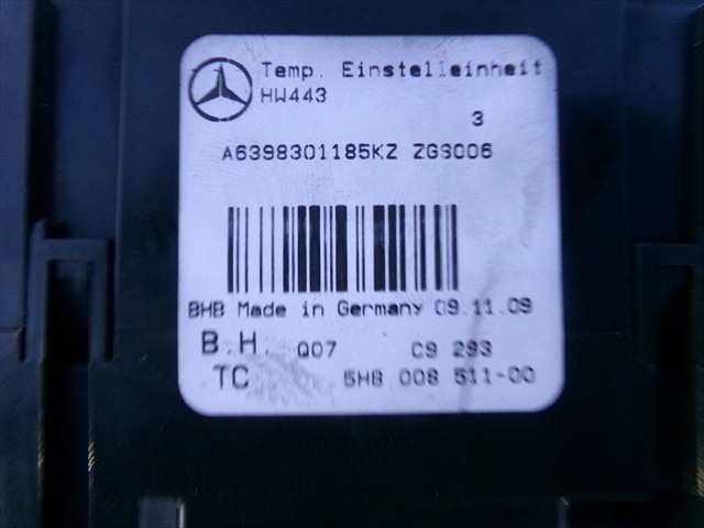 Foto 3ª: Mando Calefacción A. A. Mercedes Vito 2.2 CDI W639,2003-2010 [646980] (2010)