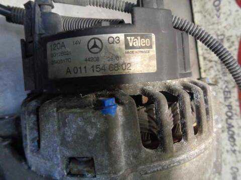 Foto 3ª: Alternador Mercedes Clase C 160 2.0 COMPRESOR CAT COUPE 163CV 120KW [M111955] (2001)