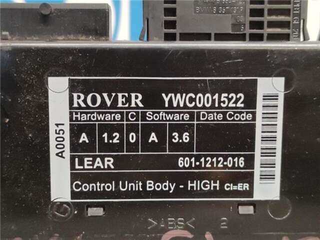 Foto 2ª: Centralita Motor ECU Rover Serie 75 2.0 CDT CLASSIC [2.0 LTR. - 85 KW 16V CDT] [204D2]