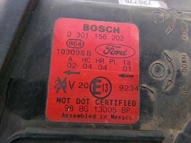 Foto 4ª: Faro Derecho Ford Cougar 2.5 G 1998-2002 [LCBA] (1999)