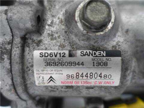 Foto 3ª: Compresor Aire Acondicionado Citroen C2 1.4 73CV 54KW [KFV (TU3JP)] (2010)
