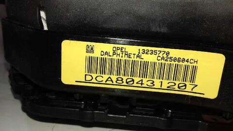 Foto 3ª: Airbag Delantero Izquierdo Opel Corsa 1.4 16V 90CV 66KW [Z14XEP] (2008)