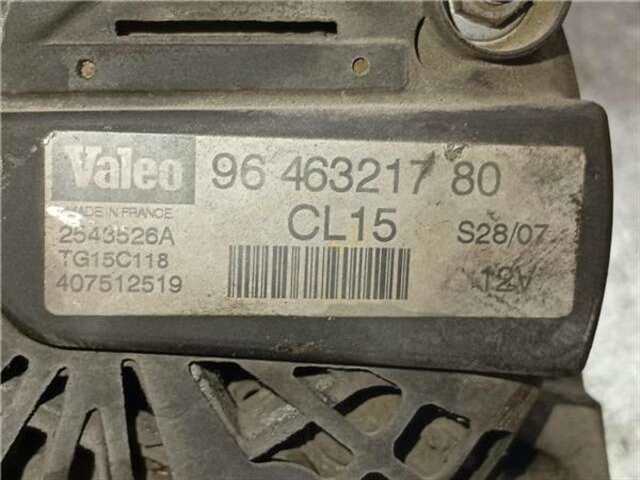 Foto 1ª: Alternador Peugeot 207 1.4 CONFORT [1.4 LTR. - 50 KW HDI FAP]