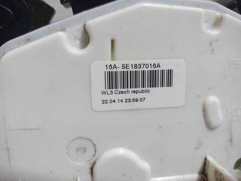 Foto 2ª: Cerradura Puerta Delantera Derecha Skoda Yeti ACTIVE 105CV 77KW [CBZB] (2014)